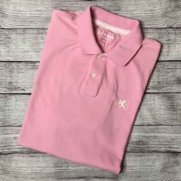 Express Other - **FINAL PRICE** EXPRESS Men's Pink Polo Shirt